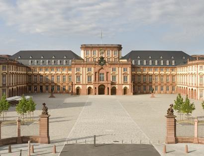 Exterior of Mannheim Baroque Palace