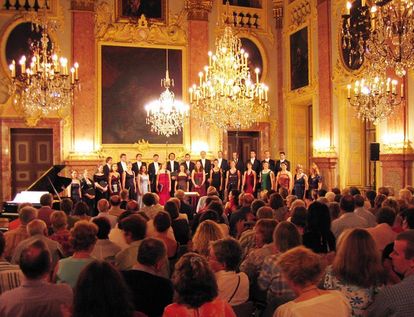Vocal ensemble at Rastatt Residential Palace