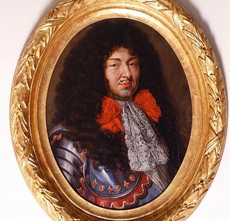 Bildnis König Ludwigs XIV. von Frankreich aus Schloss Heidelberg