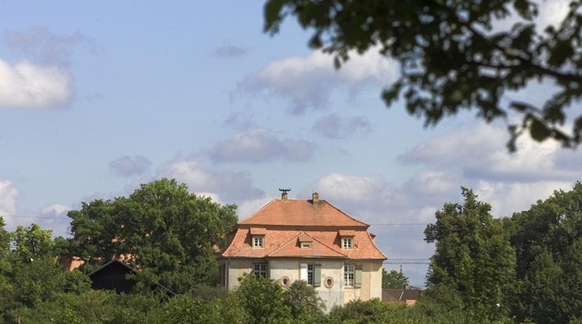 Nebengebäude des Jagdschlosses Scheibenhardt bei Ettlingen