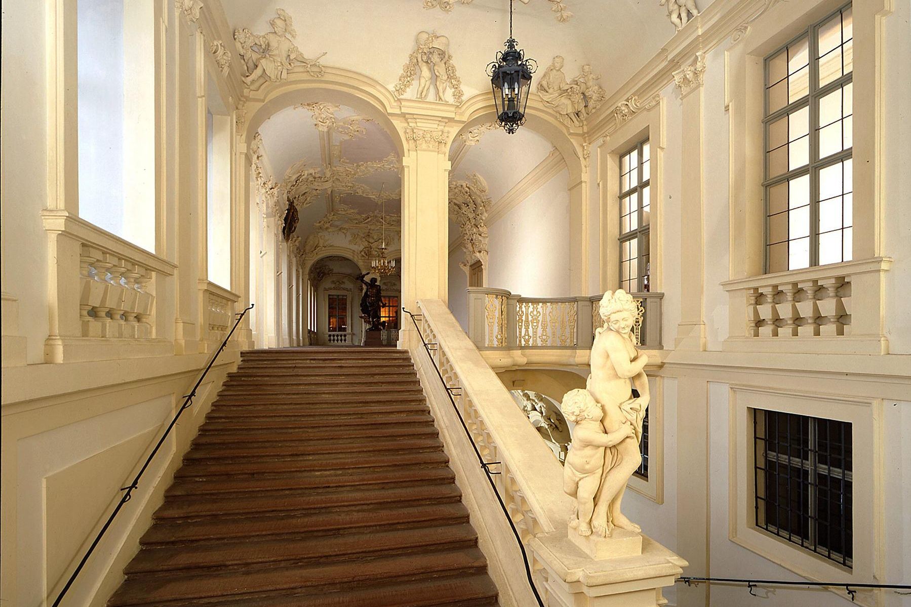 Rastatt Residential Palace, southern staircase