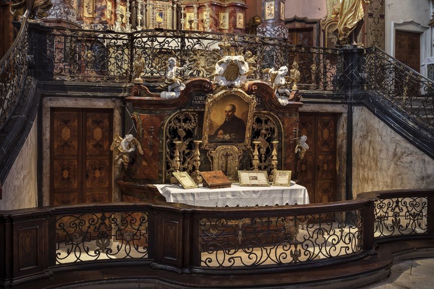 Residenzschloss Rastatt, Innen, Schlosskirche, Altar