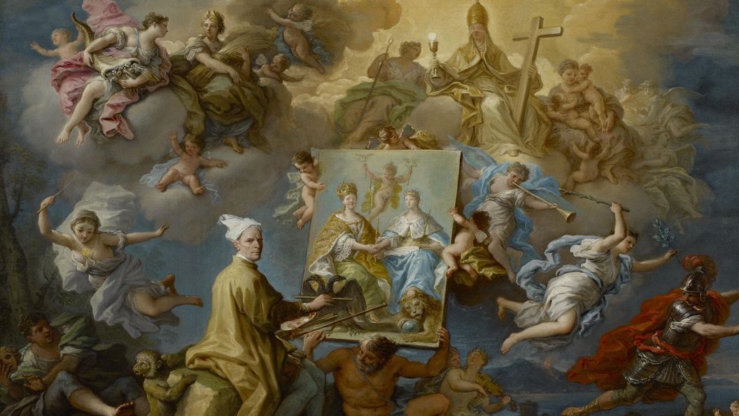 Gemälde Frieden von Rastatt und Utrecht, Paolo de Matteis 1662-1728