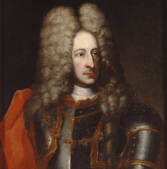 Portrait of Margrave Ludwig Wilhelm von Baden-Baden, copy of Stampart, 1744