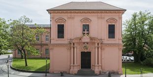 Residenzschloss Rastatt, Fassade der Schlosskirche