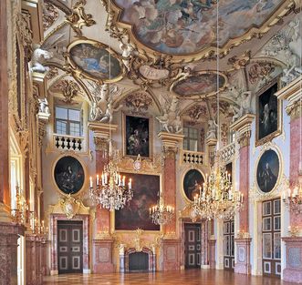 Château résidentiel de Rastatt,  salle des ancêtres