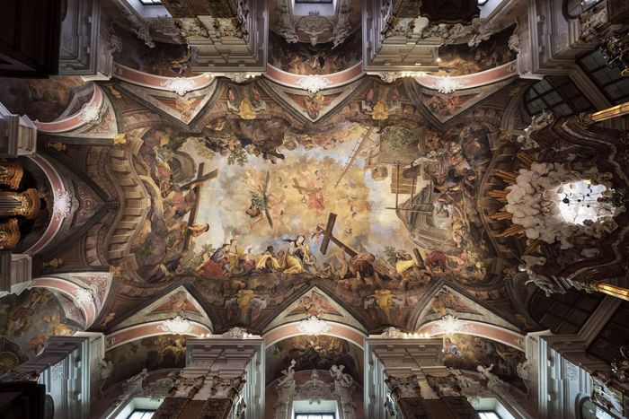 Rastatt Residential Palace, ceiling fresco