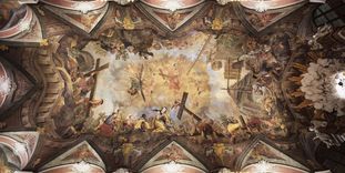 Rastatt Residential Palace, ceiling fresco