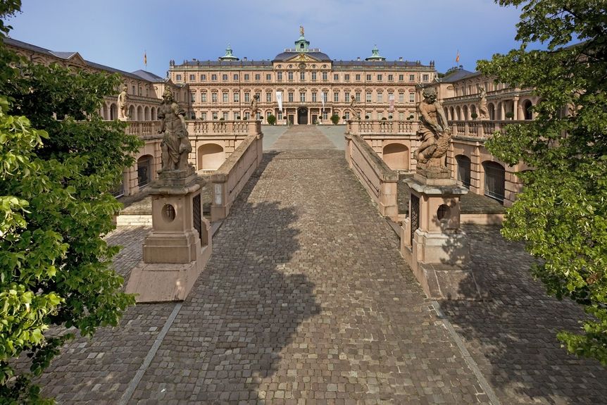 Residenzschloss Rastatt, Außen, Eingang zum Ehrenhof