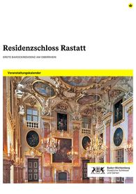 Titelbild des Jahresprogramms für Residenzschloss Rastatt 