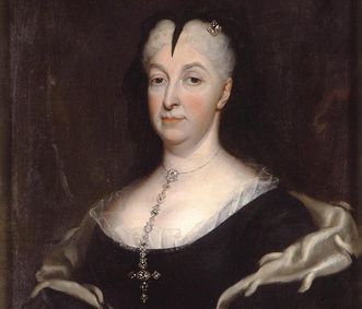 Portrait of Margravine Sibylla Augusta as a widow