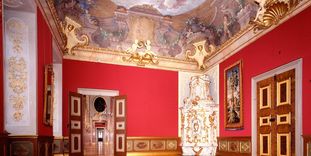 Antechamber to the margravine's apartment, Rastatt Residential Palace.