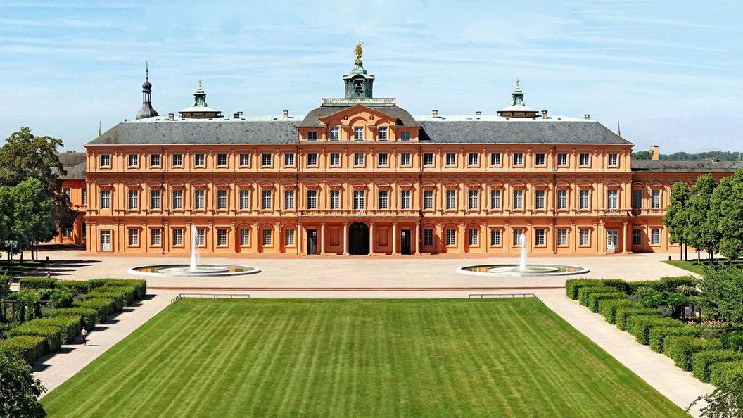 Château résidentiel de Rastatt, Vue aérienne