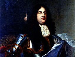 Portrait of Ferdinand Maximilian von Baden-Baden (1625–1669), by the court painter Heinrich Lihl, between 1654 and 1655, in the Ancestral Hall of Rastatt Residential Palace.